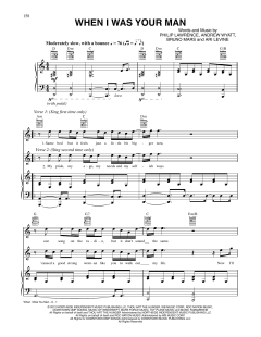 When I Was Your Man von Bruno Mars (Download) 