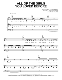 All Of The Girls You Loved Before von Taylor Swift (Download) 