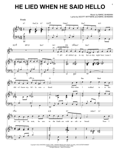 He Lied When He Said Hello von Marc Shaiman (Download) 