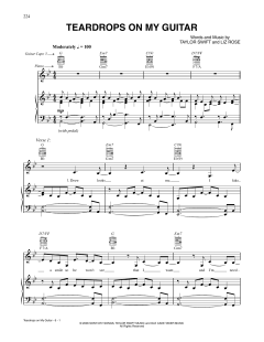 Teardrops On My Guitar von Taylor Swift (Download) 