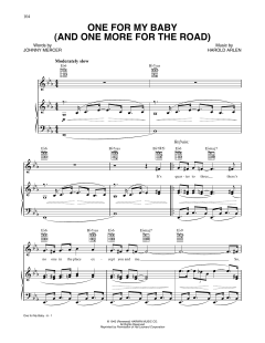 One For My Baby (And One More For The Road) von Tony Bennett (Download) 