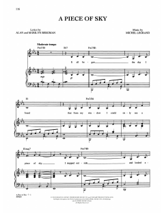 A Piece Of Sky von Barbra Streisand (Download) 