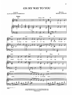 On My Way To You von Alan Bergman (Download) 