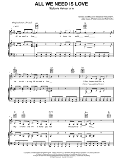 All We Need Is Love von Stefanie Heinzmann (Download) 
