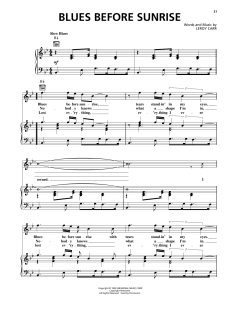 Blues Before Sunrise von Leroy Carr (Download) 