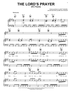 The Lord's Prayer (It's Yours) von Matt Maher (Download) 