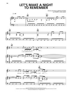 Let's Make A Night To Remember von Bryan Adams (Download) 