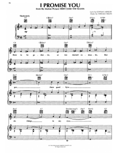 I Promise You von Harold Arlen (Download) 