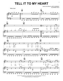 Tell It To My Heart von Taylor Dayne (Download) 