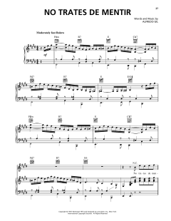 No Trates De Mentir von Trio Los Panchos (Download) 