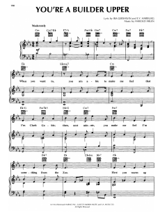 You're A Builder Upper von Harold Arlen (Download) 