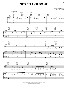 Never Grow Up (Taylor's Version) von Taylor Swift (Download) 