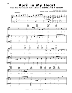April In My Heart von Hoagy Carmichael (Download) 