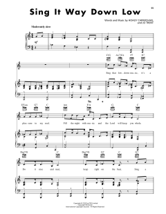 Sing It Way Down Low von Hoagy Carmichael (Download) 