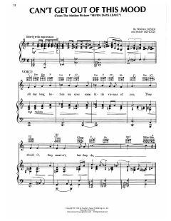 Can't Get Out Of This Mood von Jimmy McHugh (Download) 