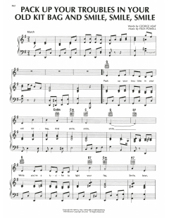 Pack Up Your Troubles In Your Old Kit Bag And Smile, Smile, Smile von Felix Powell (Download) 