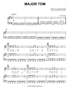 Major Tom (Coming Home) von Peter Schilling (Download) 