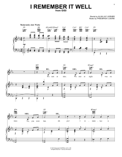 I Remember It Well von Alan Jay Lerner (Download) 