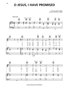 O Jesus, I Have Promised von John E. Bode (Download) 
