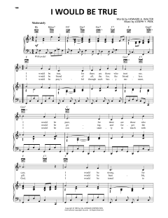 I Would Be True von Joseph Y. Peek (Download) 