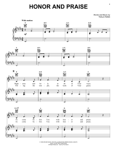 Honor And Praise von Twila Paris (Download) 