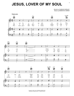 Jesus, Lover Of My Soul von Charles Wesley (Download) 