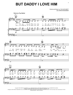 But Daddy I Love Him von Taylor Swift (Download) 