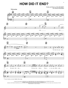 How Did It End? von Taylor Swift (Download) 