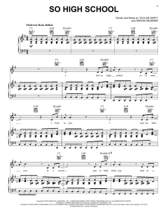 So High School von Taylor Swift (Download) 