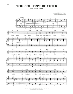 You Couldn't Be Cuter von Jerome Kern (Download) 