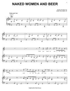 Naked Women And Beer von Hank jr. Williams (Download) 