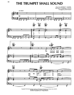 The Trumpet Shall Sound von George Frideric Handel (Download) 