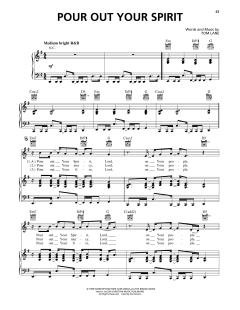 Pour Out Your Spirit von Tom Lane (Download) 