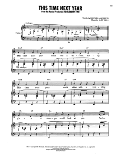 This Time Next Year von Kurt Weill (Download) 