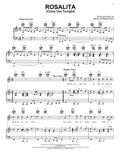 Rosalita (Come Out Tonight) von Bruce Springsteen (Download) 