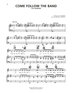 Come Follow The Band von Cy Coleman (Download) 