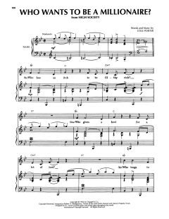 Who Wants To Be A Millionaire? von Cole Porter (Download) 