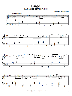 Largo von Johann Sebastian Bach (Download) 