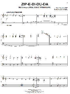 Zip-A-Dee-Doo-Dah von Ray Gilbert (Download) 