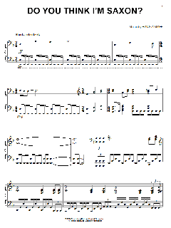 Do You Think I'm Saxon? von Hans Zimmer (Download) 