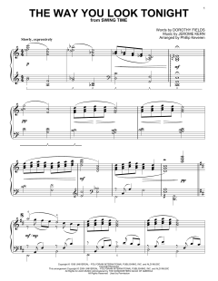 The Way You Look Tonight von Jerome Kern (Download) 