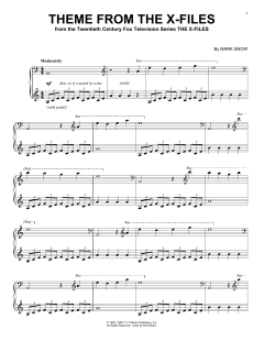 Theme From The X-Files von Mark Snow (Download) 
