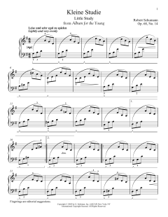 Little Study, Op. 68, No. 14 von Robert Schumann (Download) 