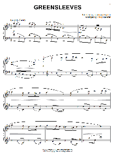 Greensleeves von Traditional English Folksong (Download) 