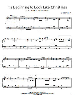 It's Beginning To Look Like Christmas (in the style of Albeniz) von David Pearl (Download) 