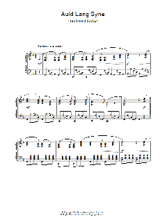 Auld Lang Syne von Robert Burns (Download) 