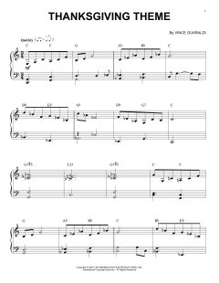 Thanksgiving Theme von Vince Guaraldi (Download) 