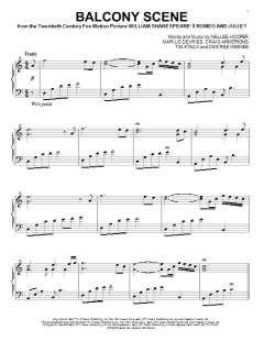 Balcony Scene von Craig Armstrong (Download) 