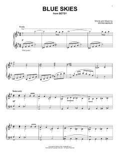Blue Skies von Irving Berlin (Download) 