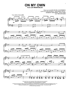 On My Own von Alain Boublil (Download) 
